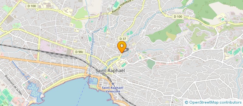 localisation de l'entreprise SANTADIS à SAINT-RAPHAEL