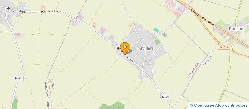 localisation de l'entreprise SANTAGRI SERVICES à ARVILLERS