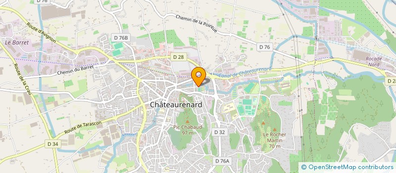 localisation de l'entreprise SANTAL à CHATEAURENARD