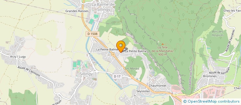 localisation de l'entreprise SANTALLAZ  SILLINGY