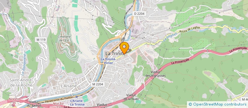 localisation de l'entreprise SANTAMARIA ODDO à LA TRINITE