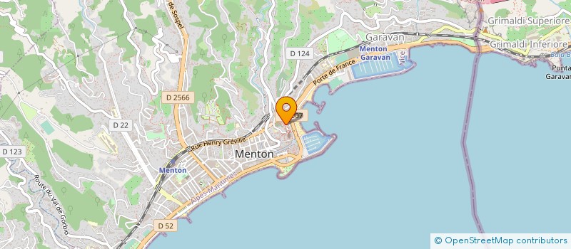 localisation de l'entreprise SANTANA CLUB à MENTON