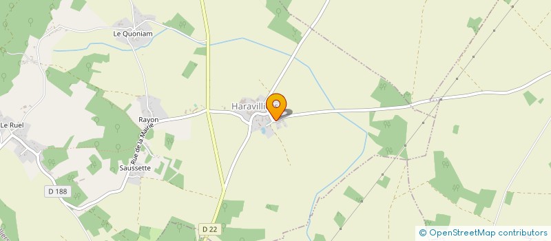 localisation de l'entreprise SANTANA EVENT  HARAVILLIERS