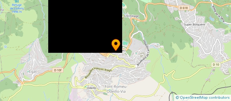 localisation de l'entreprise SANTANACH ET FILS à FONT-ROMEU-ODEILLO-VIA