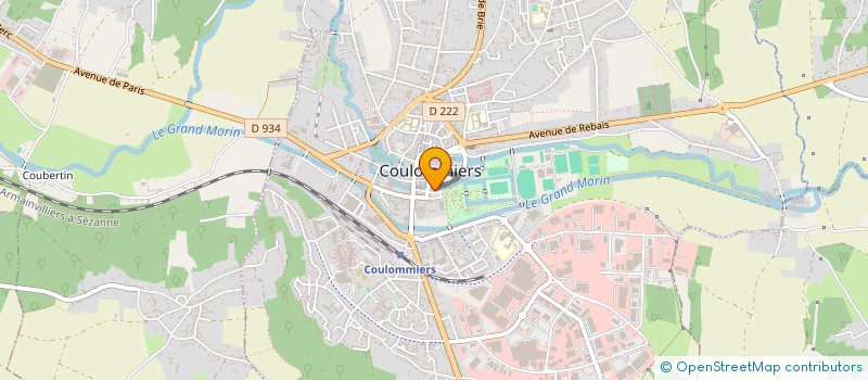 localisation de l'entreprise SANTANGE à COULOMMIERS