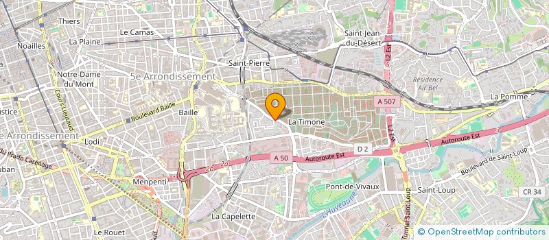 localisation de l'entreprise SANTARA FRANCE à MARSEILLE