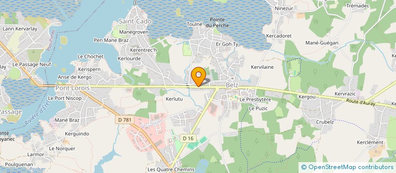 localisation de l'entreprise SANTARIA  BELZ