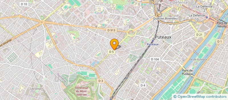 localisation de l'entreprise SANTATI à SURESNES