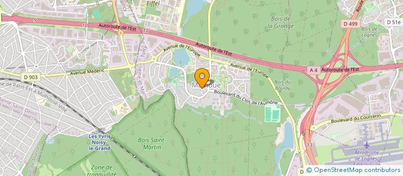 localisation de l'entreprise SANTE  EMERAINVILLE