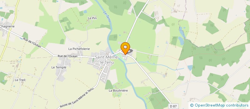 localisation de l'entreprise SANTE A DOMICILE à MACHECOUL-SAINT-MEME