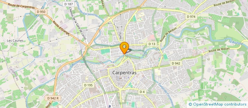 localisation de l'entreprise SANTE A DOMICILE à CARPENTRAS