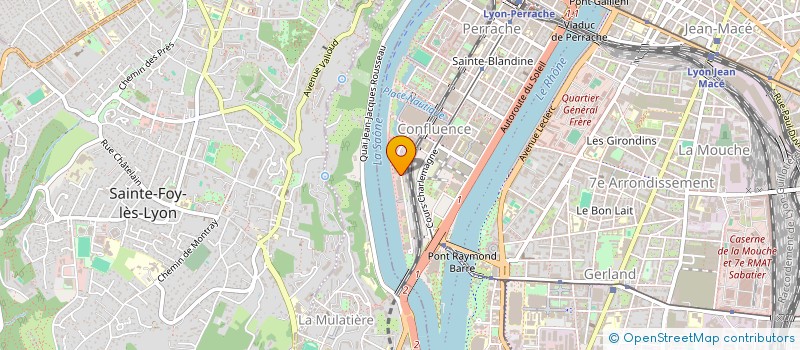 localisation de l'entreprise SANTE ACADEMIE GROUPE  LYON