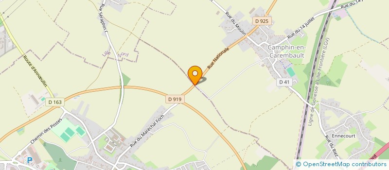 localisation de l'entreprise SANTE + AMBULANCE  GONDECOURT