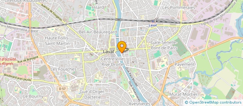 localisation de l'entreprise SANTE AU NATUREL à LAVAL
