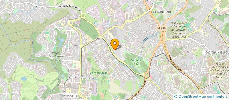 localisation de l'entreprise SANTE AU TRAVAIL MONTPELLIER BTP à MONTPELLIER