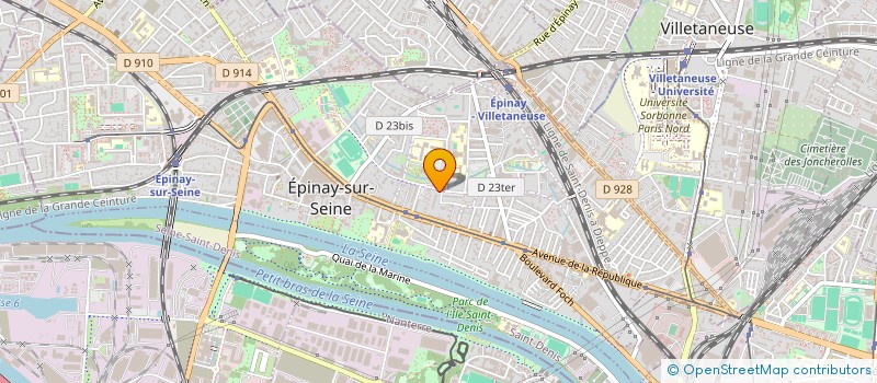 localisation de l'entreprise SANTE AVANT TOUT AVEC TOUS à EPINAY SUR SEINE