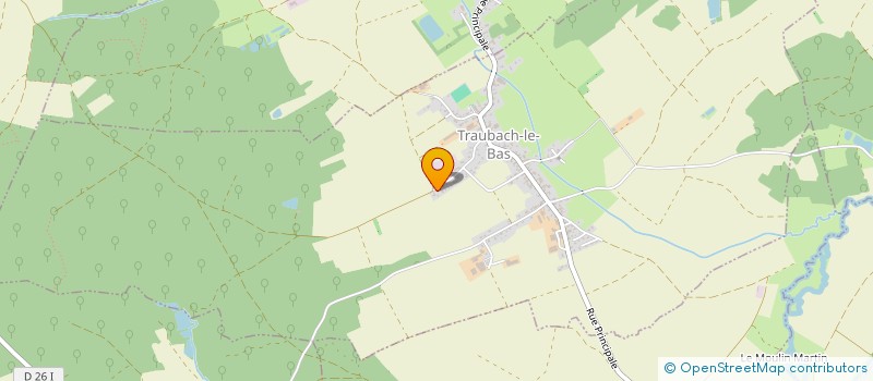 localisation de l'entreprise SANTE AVENIR BIO  TRAUBACH-LE-BAS