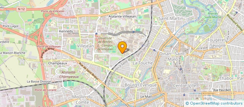 localisation de l'entreprise SANTE BRASSARDS  RENNES
