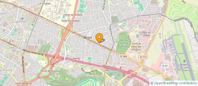 localisation de l'entreprise SANTE BRON  BRON