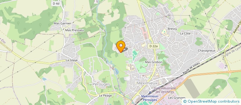 localisation de l'entreprise SANTE BUGEY à MEXIMIEUX