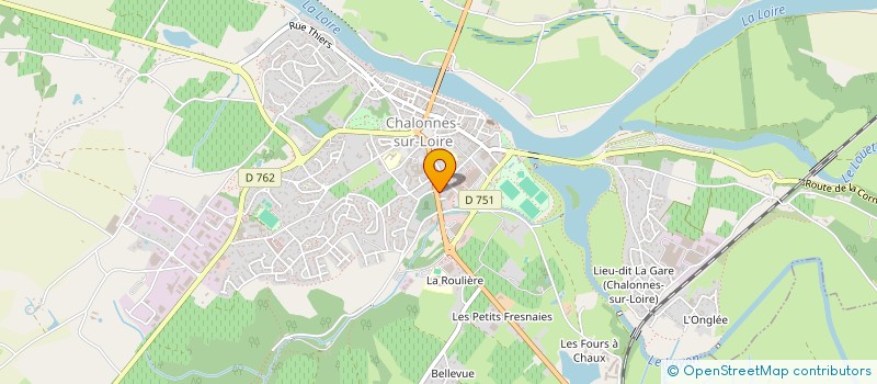 localisation de l'entreprise SANTE CALONNA à CHALONNES-SUR-LOIRE