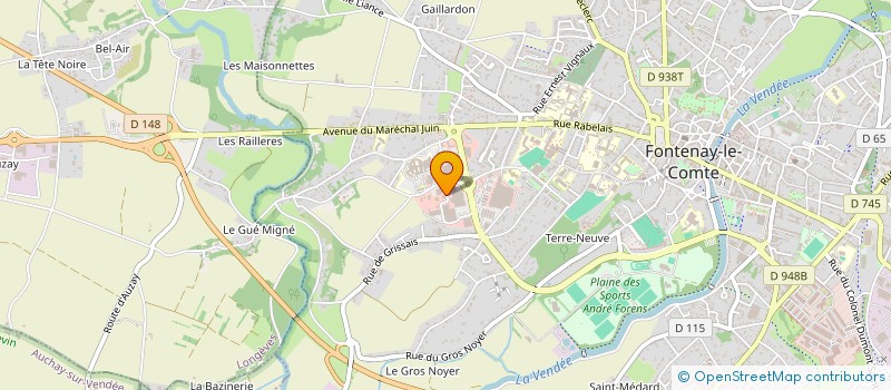 localisation de l'entreprise SANTE DIFFUSION S.V à FONTENAY-LE-COMTE