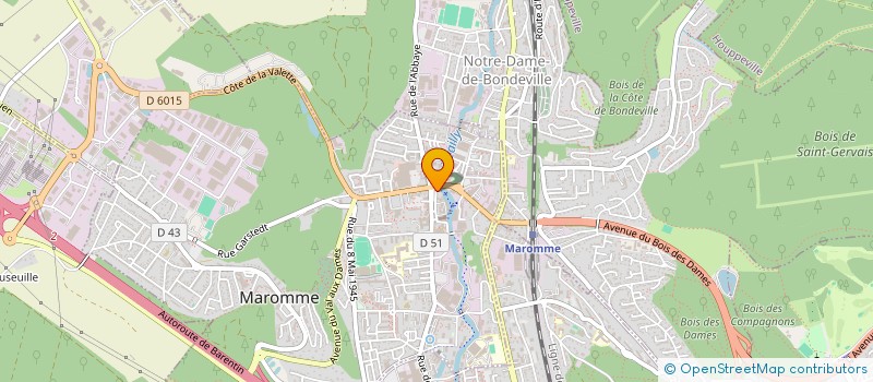 localisation de l'entreprise SANTE DU CAILLY  MAROMME