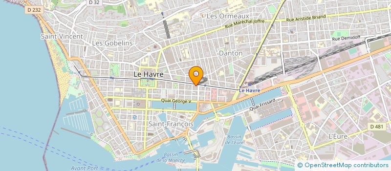 localisation de l'entreprise SANTE DU HAVRE à LE HAVRE