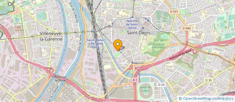 localisation de l'entreprise SANTE DURABLE  SAINT-DENIS