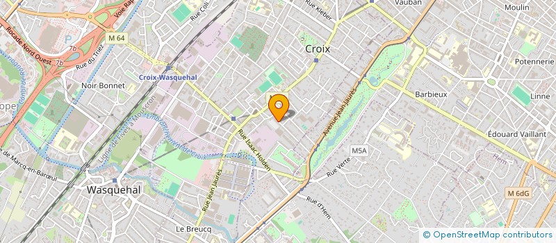 localisation de l'entreprise SANTE EDUCATION INSERTION FORMATION à CROIX