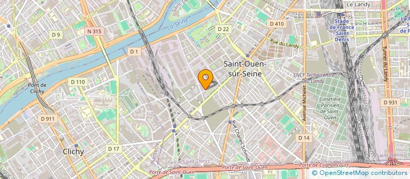 localisation de l'entreprise SANTE EN ACTION ( SEA ) à SAINT-OUEN-SUR-SEINE