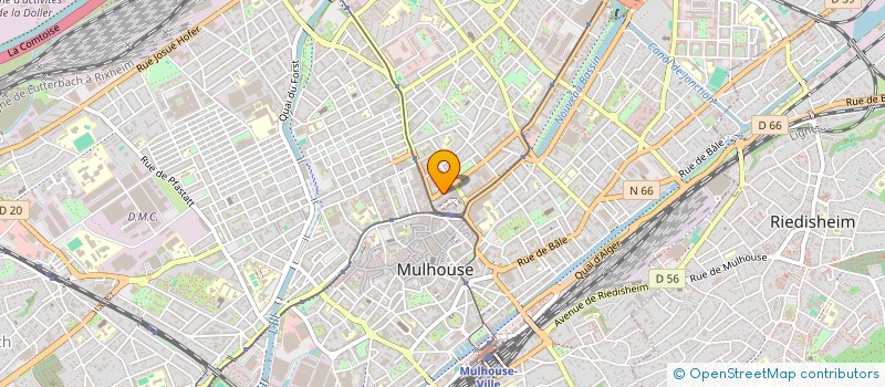 localisation de l'entreprise SANTE EN COMMUN  MULHOUSE