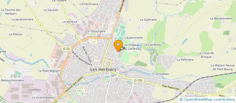 localisation de l'entreprise SANTE EN HERB'  LES HERBIERS