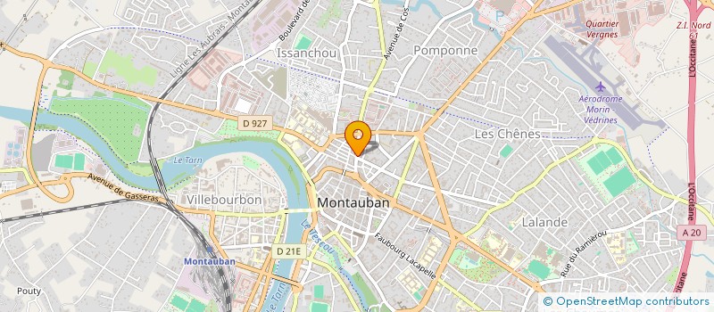 localisation de l'entreprise SANTE ENERGIE NATURE  MONTAUBAN