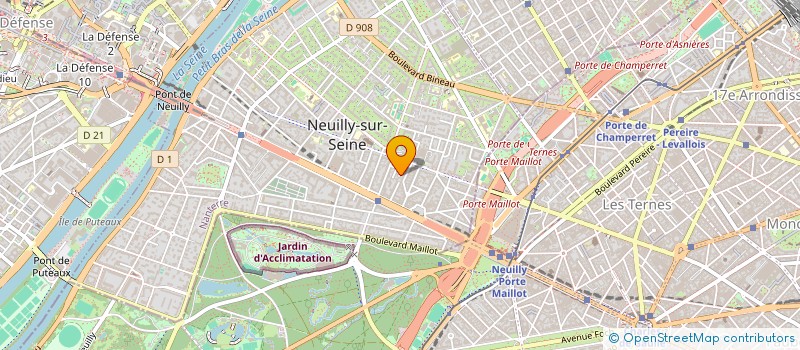 localisation de l'entreprise SANTE & ENVIRONNEMENT à NEUILLY-SUR-SEINE