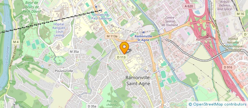 localisation de l'entreprise SANTE ET ESPOIR  RAMONVILLE-SAINT-AGNE