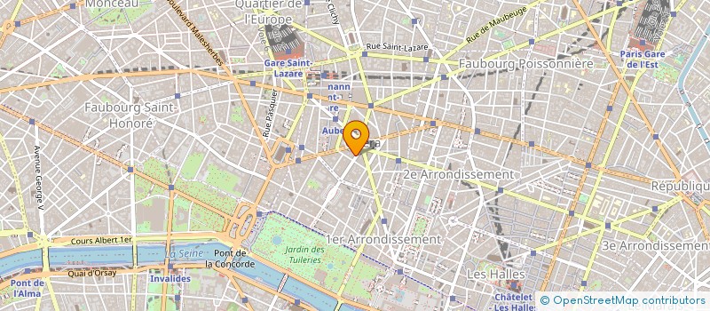 localisation de l'entreprise SANTE ET FITNESS à PARIS