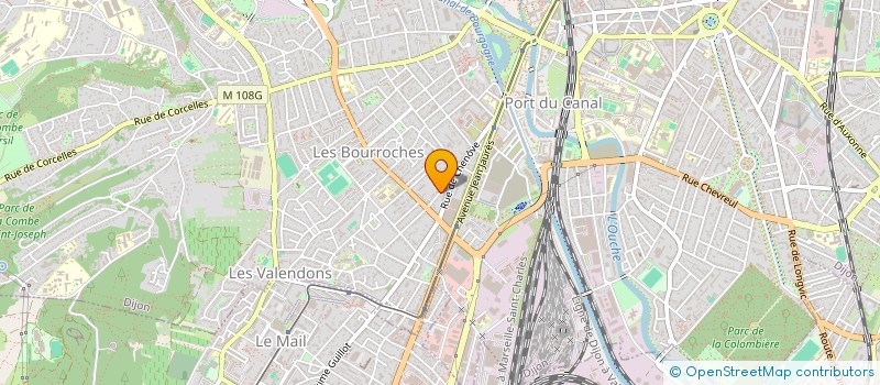 localisation de l'entreprise SANTE ET FORME à DIJON