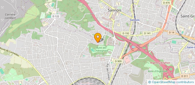 localisation de l'entreprise SANTE ET INTERNET  SANNOIS