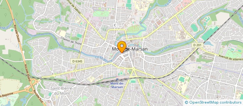 localisation de l'entreprise SANTE ET MINCEUR à MONT-DE-MARSAN