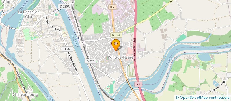 localisation de l'entreprise SANTE ET SECURUTE AU TRAVAIL DROME ARDECHE à PONT-DE-L'ISERE