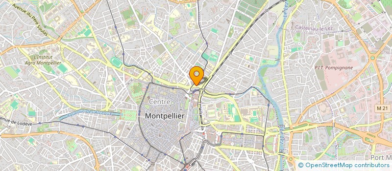 localisation de l'entreprise SANTE ET SOLIDARITE à MONTPELLIER