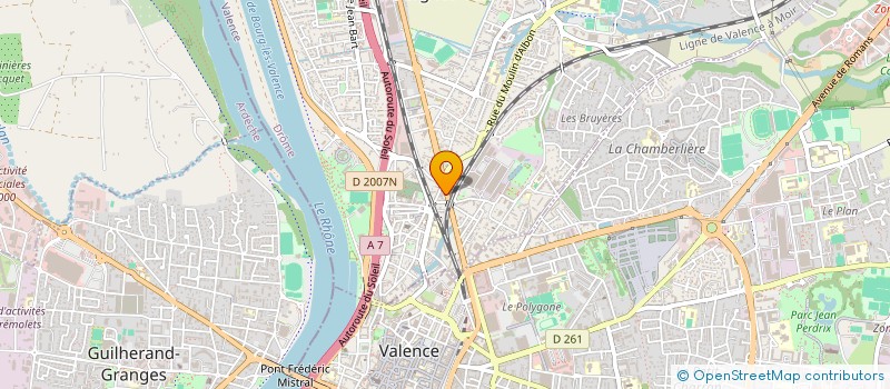 localisation de l'entreprise SANTE FORCE à BOURG-LES-VALENCE