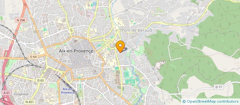 localisation de l'entreprise SANTE FORME ET FITNESS à AIX EN PROVENCE