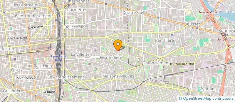 localisation de l'entreprise SANTE INTERIM  LYON