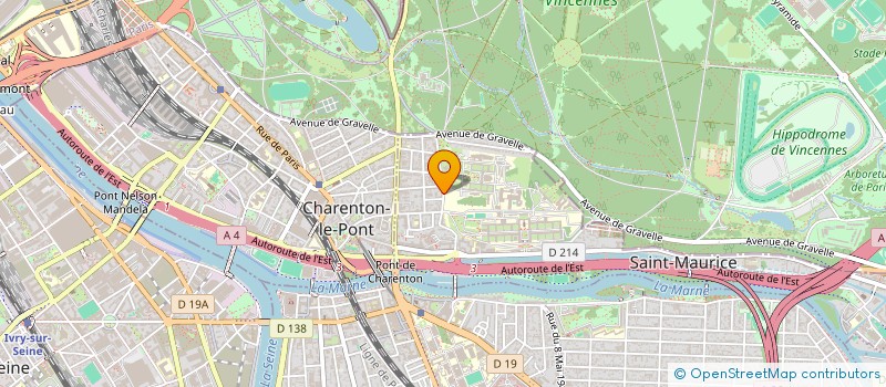 localisation de l'entreprise SANTE INVEST  SAINT-MAURICE