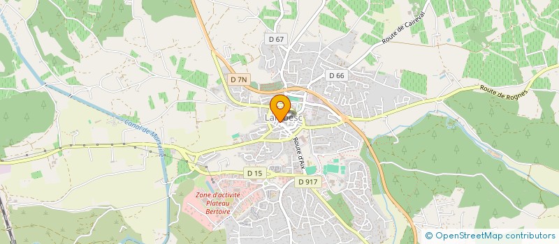 localisation de l'entreprise SANTE KINE SPORT  LAMBESC