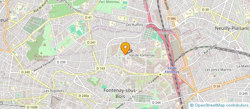 localisation de l'entreprise SANTE LIBELA à FONTENAY-SOUS-BOIS