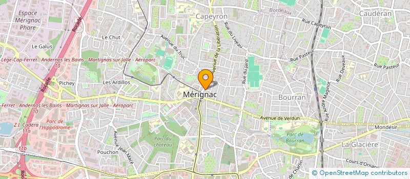 localisation de l'entreprise SANTE LIGNE MINCEUR  MERIGNAC