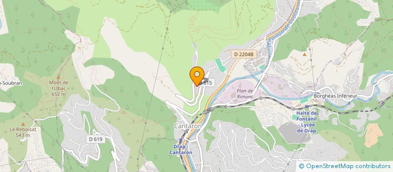 localisation de l'entreprise SANTE MENTON  MENTON